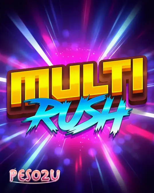 Multi Rush slot machine neon fruit symbols